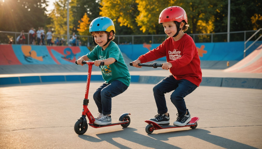 Apprendre trottinette freestyle enfant conseils securite